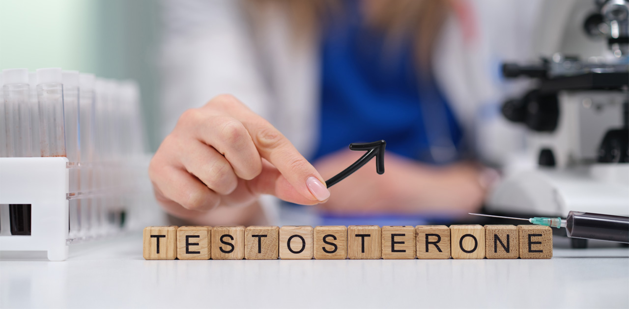 Testosterone replacement therapy for men evaluation with blood testing and medical review