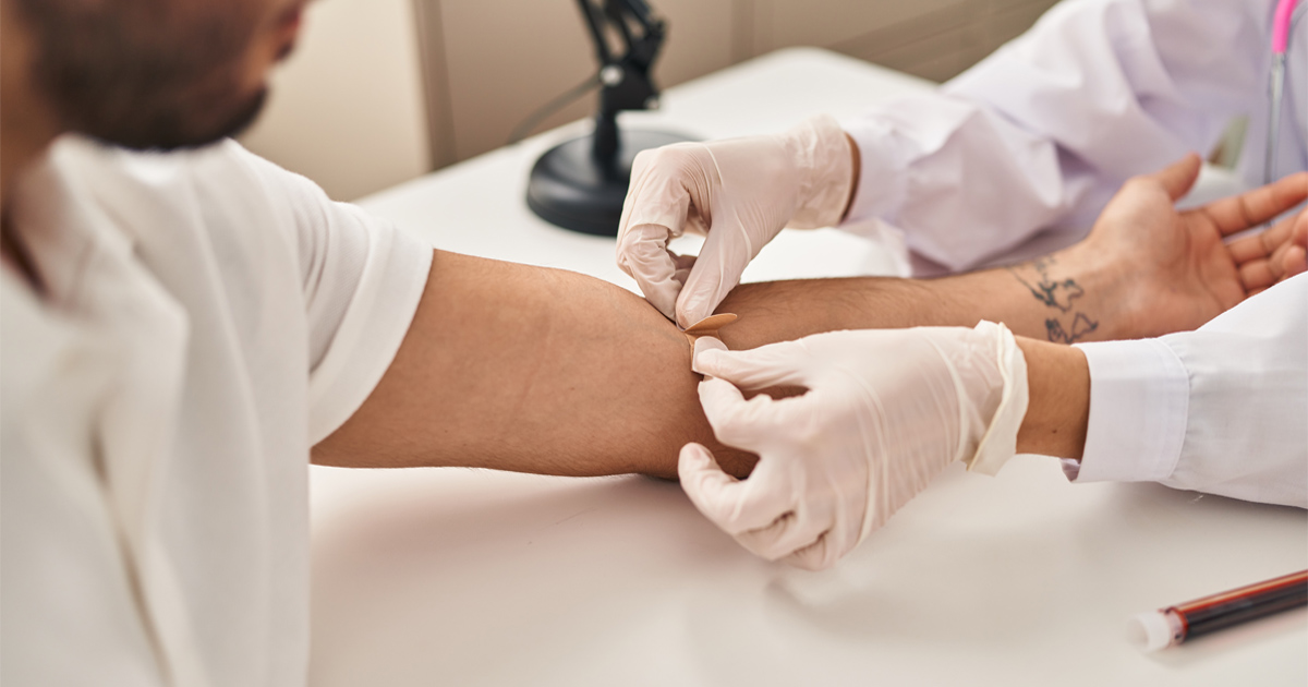 Blood tests for Low Testosterone in Men during hormone evaluation